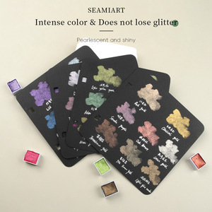 Pigments solides faits à la main pour la peinture et l'ombrage d'<span class=keywords><strong>art</strong></span> des ongles, aquarelle couleur pure, best-seller - Product Image 2