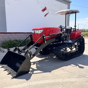 100HP Mini Crawler máy kéo cho nông nghiệp cao su theo dõi máy kéo cho trang trại và vườn sử dụng bánh răng và động cơ thành phần cốt lõi - Product Image 2