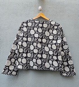 2026 Hot Sale Handmade Cotton Quilted Jacket Floral Pattern Casual <b>Boho</b> Style for Women Winter Coat Soft - Product Image 2