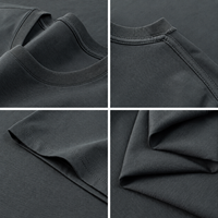 T-shirt respirant en coton lourd 230G, coupe classique, contrôle qualité strict, personnalisé pour les acheteurs en gros de vêtements
