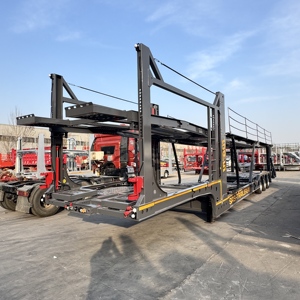 Camiones Tractores de Dos Pisos para Transporte de Automóviles, 8 Asientos, 3 Ejes, 17 m, Elevación Hidráulica, Remolques para Transporte de Vehículos - Product Image 4