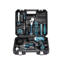 DEWEN Trousse à outils complète pour la maison : Sécateur, tournevis, outils de nivellement essentiels