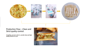 Rouleaux de printemps aux légumes <span class=keywords><strong>surgelés</strong></span> LQF, pack économique, certifiés HACCP/BRC/Kosher/<span class=keywords><strong>Halal</strong></span>, en gros et au détail, 10 kg/carton - Product Image 5