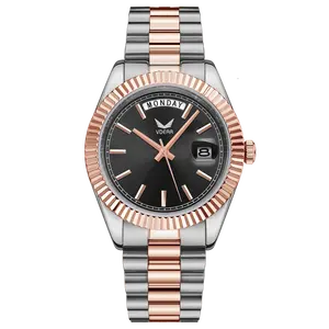 Fashion Business Casual Kalender Klok Mannen Horloges Pols Met Aangepaste Logo Ontwerp Automatische Horloge Mannen