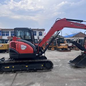 Excavadora de cadenas usada YANMAR VIO80 de 8 toneladas, en las mejores condiciones, origen Japón, motor incluido, modelo 2022, probada e inspeccionada, en stock. - Product Image 1