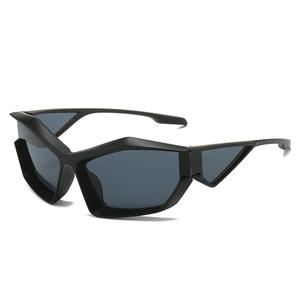 نظارات شمسية بتقنية المستقبل ملفوفة على الطراز الميكانيكي نظارات عين القط لركوب مادة إطار الكمبيوتر - Product Image 4