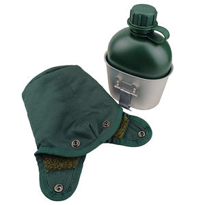 Muestra gratuita de fabricante popular: Juego de tres piezas de botellas de agua para acampar al aire libre con taza y tapa. - Product Image 5