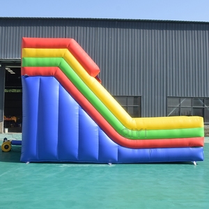 Castillo Inflable para Exteriores con Tobogán, Casa de Brinco Colorida con Tobogán, Brincolín con Resbaladilla - Product Image 2