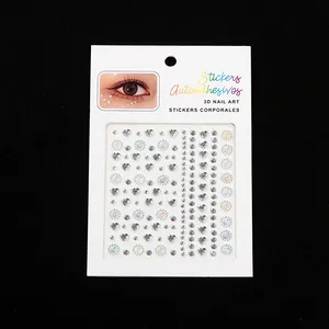 Decorative Face Jewels Waterproof Eyebrow DIY Eyes Tattoo Stickers Crystal Sticker