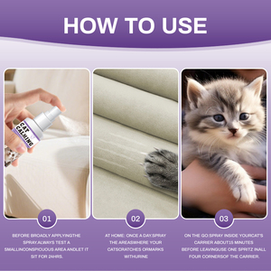 Spray apaisant pour animaux de compagnie, <span class=keywords><strong>anti</strong></span>-anxiété, soulagement du stress, médicament gratuit, phéromone à la lavande pour chiens et chats - Product Image 4