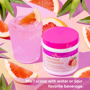 Complément alimentaire Aeglewell Daily Fiber and Probiotics Powder avec vitamine C, améliore le système immunitaire, <span class=keywords><strong>poudre</strong></span> de collagène - Product Image 4