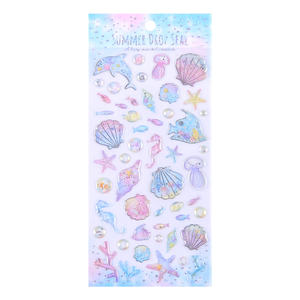 Autocollants paillettes cristal océan <span class=keywords><strong>petit</strong></span> poisson Album journal intime décoration téléphone portable Mini Cooper autocollant articles promotionnels bon marché - Product Image 4