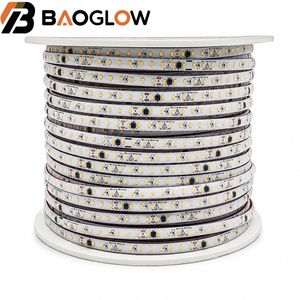ไฟ LED แบบม้วน Global Wholesale 120LED/M 2835 LED tape AC220V 10W/M แผงทองแดง 8 มม. IP68 ซิลิโคนกันน้ำอย่างดี ตัดได้ทุกๆ 10 ซม. Ra80 หลายค่า CCT - Product Image 4