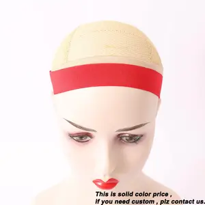 Großhandel hochwertige Stirnband wickelt Frauen elastisch Verstellbare sportliche Perücke Spitze Haar Schmelz band