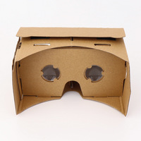 Lunettes 3D universelles, boîte de réalité virtuelle pliable en carton DIY pour films 3D, jeux, éducation