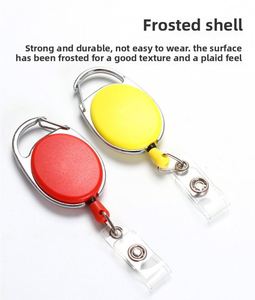 Porte-clés extérieur en alliage de zinc de qualité supérieure avec logo personnalisé, clip elliptique EasyPull mat - Product Image 4