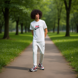 <span class=keywords><strong>Pantalones</strong></span> Deportivos <span class=keywords><strong>Nike</strong></span> <span class=keywords><strong>para</strong></span> <span class=keywords><strong>Hombre</strong></span> en Felpa Ligera Color Azul Cielo con Función Antiarrugas, Cintura Elástica y Bolsillos Laterales, Tallas XL a 6XL - Product Image 2