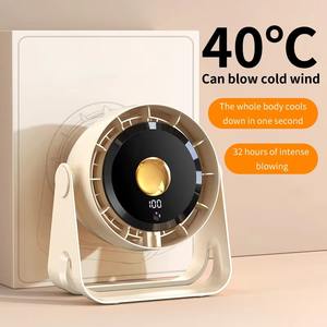 Ventilador de Escritorio Multifunción, 4000mAh, Carga USB, Portátil, de Pared y Techo, 4 Velocidades Ajustables, Circulación de Aire, Temporizador, Silencioso, para el Hogar - Product Image 5