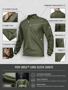 <span class=keywords><strong>Polo</strong></span> da Golf Personalizzata per Uomo, Maglietta a Maniche Lunghe ad Asciugatura Rapida, Camicia Sportiva da Campeggio per Acquisti all'Ingrosso - Product Image 2