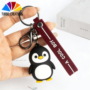 Llaveros Personalizados con Diseño de Pingüino para Habitaciones de Hotel, Llaveros para Niños, Llaveros para Teléfonos Móviles - Product Image 1