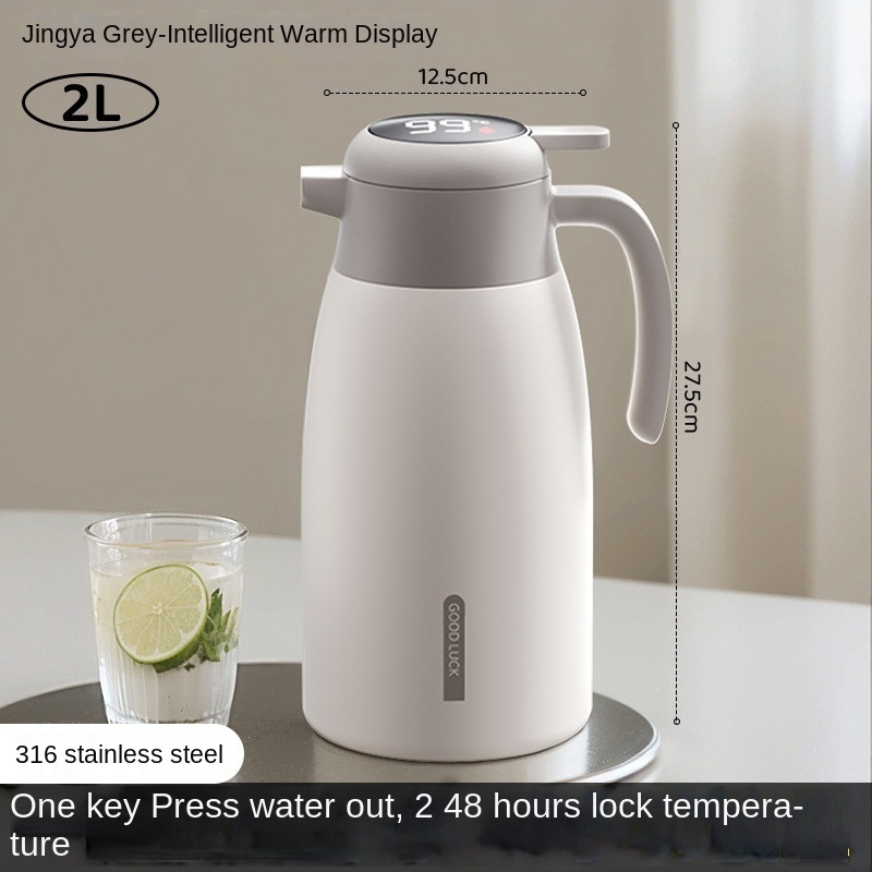 Wholesale Stainless Steel Double Wall Vacuum Flask Thermos 24-36 Hours Thermal Insulation Large Capacity Modern Design Hot/Cold view 3