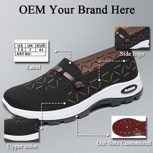 Zapatos de Lona Personalizados para Mujer, Suaves, Transpirables, con Agarre Elástico, de Caña Baja, Ligeros y Cómodos - Product Image 4