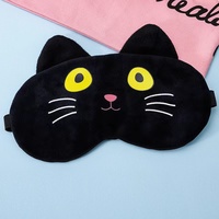 Masque pour les yeux animal de dessin animé ombre de sommeil spéciale pour garçons et filles drôle froid chaud compresse enfants masque de sieste pour soulager la fatigue oculaire