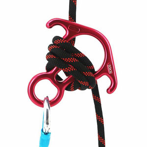 Escalade 50kN Figure de sauvetage terminal 8 mousqueton de descente avec dispositif d'arrimage d'engrenage de rappel à oreille coudée - Product Image 4