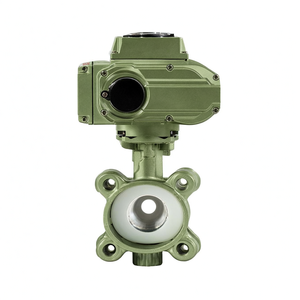 Válvula de Mariposa Eléctrica de Hierro Fundido de Grado Industrial COVNA para Pedidos Urgentes, con Diseño de Tipo Lug y Accionamiento Modulante - Product Image 3