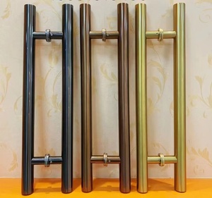 Acier inoxydable 201 personnalisé rond extérieur poignée <span class=keywords><strong>de</strong></span> porte en bois poignée <span class=keywords><strong>de</strong></span> porte avant en métal <span class=keywords><strong>salle</strong></span> <span class=keywords><strong>de</strong></span> <span class=keywords><strong>bain</strong></span> douche Push Pull poignée <span class=keywords><strong>de</strong></span> porte en verre - Product Image 6