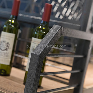 Espositore per cantina leggera da supermercato supporto per ripiano in legno per bottiglie di vetro vino rosso e birra - Product Image 6