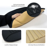 Coussin de siège universel OEM antidérapant en mousse à mémoire de forme avec base en caoutchouc pour soulager la pression du coccyx, pour voiture et chaise de bureau