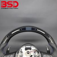 BSD Carbon pour BMW F06 GT Gran Coupé M6 650i Custom Real LED Racing Volant en fibre de carbone BSD Custom LED Volant