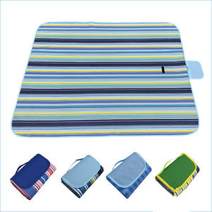 Selimut Piknik Anti Air Luar Ruangan 600D, Kain Oxford PVC, Tikar Piknik Tahan Air - Product Image 1