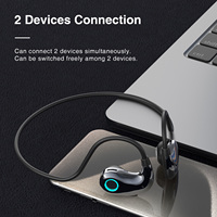 Échantillon gratuit NEEXXT F850 Oreille Ouverte Conduction D'air Sans Fil Sport Casque Antibruit Sport Écouteur Flexible