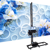 Venta Directa de Fábrica, Impresora Digital de Pared, Máquina de Pintura Mural 3D para Concreto, Ladrillo, Madera, Vidrio, Metal