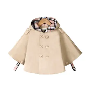 Spring And Autumn Children's Windbreaker For Boys And Girls Baby Windbreaker Burnoose Children's Capes Poncho