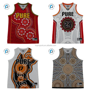 FQ Custom Aboriginal Indigenous Dot Art Basketball Singlet Tattoo <strong>Jersey</strong> Tops Youth for Men Basketball Sublimation Uniforms Wear - Product Image 3