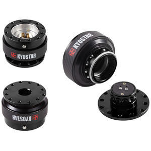 Diluncurkan dengan Sekali Klik! <span class=keywords><strong>Kit</strong></span> Adaptor Hub Kontrol Pelepasan Cepat Setir Balap Universal Aluminium Hitam Merah Biru - Product Image 4