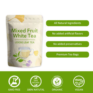 ชาใบหลวมแบบกําหนดเองแอปเปิ้ลราสเบอร์รี่บิตสตรอเบอร์รี่<span class=keywords><strong>ล</strong></span>ูกพลับข้าวโพดผสมชาขาว - Product Image 6