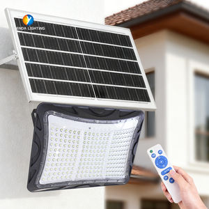 كشاف شمسي خارجي بقوة 100 واط فائق السطوع بهيكل من البلاستيك ABS مع عدسة وشحن سريع وتحكم بالإضاءة - Product Image 1