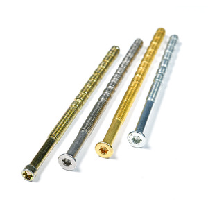 Vis à tête plate/cylindrique en acier au carbone de qualité professionnelle, fabriquées en Chine, plaquées nickel/zinc/brass, Torx M5-M8 - Product Image 6