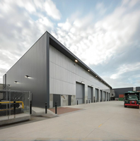 Structure en acier préfabriquée pour entrepôt industriel en conteneurs métalliques