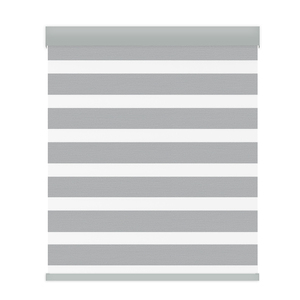 Tende <span class=keywords><strong>a</strong></span> <span class=keywords><strong>Rullo</strong></span> <span class=keywords><strong>Zebra</strong></span> Orizzontali Automatiche di Lusso, Oscuranti e Ignifughe per Finestre Francesi, Modello Giorno e Notte - Product Image 3