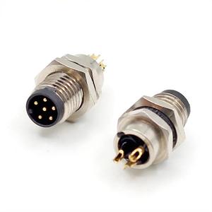 Винт M8 гнездо паяльного типа штекер и гнездо 3 4 5 6 8 контактов Переднее Крепление круглый разъем штекер - Product Image 6