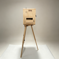 Nouvelle Arrivée : Kiosque Photo en Bois, Cabine Photo Tout-en-un avec Écran Tactile 15,6 Pouces et Imprimante Intégrée pour Mariages et Événements