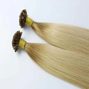 Remy Raw Hair Rubio Virgen Extensiones de cabello Cabello humano U Tip Extensión Venta al por mayor Doble dibujado Vietnam 100% - Product Image 3