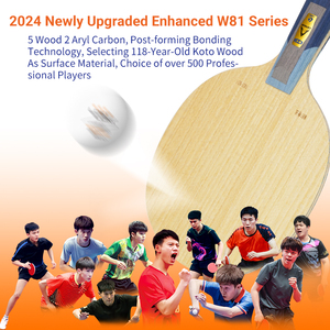 Loki โต๊ะปิงปอง W81เพลเยอร์แบบพิเศษนำเข้าจาก Koto พื้นผิวใบมีดคาร์บอน - Product Image 2