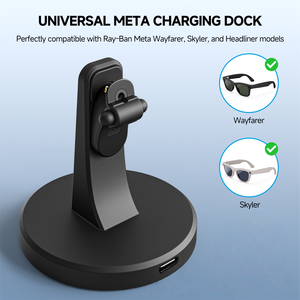 Supporto di Ricarica Rapida per Occhiali Ray-Ban, Base di Ricarica con Cavo USB-C per Occhiali Smart AI Ray-Ban Meta e Oakley - Product Image 2