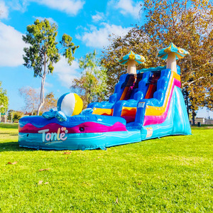 Bán Hot thương mại PVC <span class=keywords><strong>Inflatable</strong></span> trượt nước bơm hơi khổng lồ trượt nước cho người lớn - Product Image 1